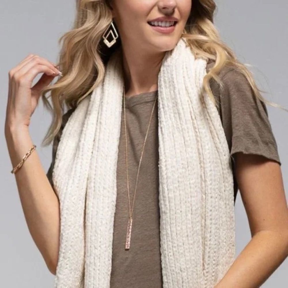 Ruggine Scarf Ivory NWT